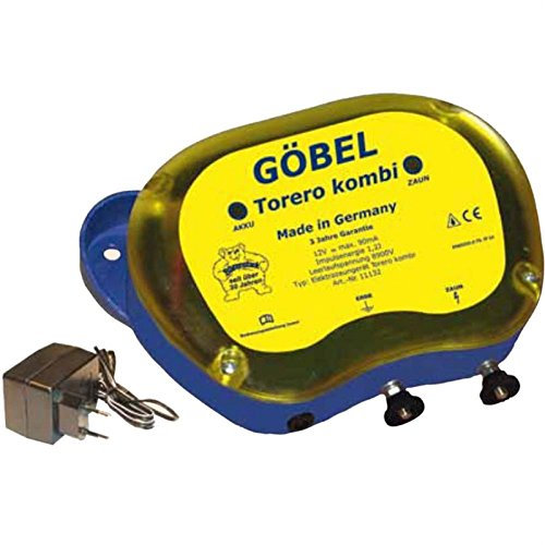 Göbel Weidezaungerät Kombigerät Torero Kombi bis 15km Zaunlänge 1,20J 12V 230V