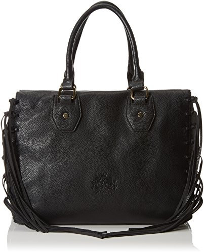 Otto Kern Shopper Pia 8 Damen Henkeltaschen 34M36M17 cm (B x H x T), Schwarz (Schwarz black)