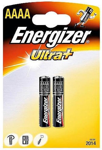 Energizer Battery AAAA/LR61 Ultra+ 2-pak, 7638900202410