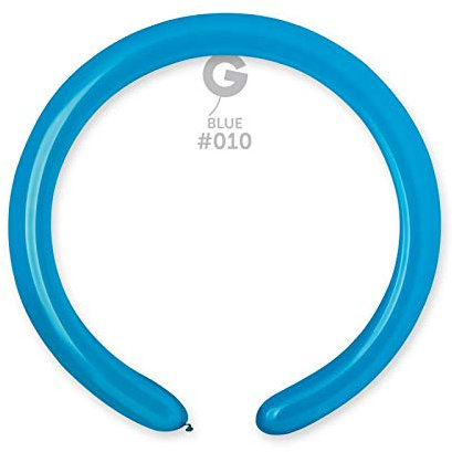 Gemar Palloncini MODELLABILI MANIPOLABILI Q260 Colore Blu Pastello CONF.100pz