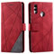 SONWO Case for Huawei P Smart 2019 / Huawei Honor 10 Lite Case, Premium Leather Flip Wallet Case Magnetic Closure Card Slots Kickstand Phone Case for Huawei P Smart 2019 / Honor 10 Lite, Red