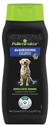 FURminator Ultra Premium deShedding Shampoo for Dogs Helps Reduce Excess Shedding, 16 oz
