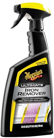 Meguiar's Ultimate Iron Remover 710ml - Quickly Remove Embedded Iron Particles and Industrial Fallout that Impair Paint Color, Clarity, and Paint Smoothness - Chemical Contaminant Remover - G250524EU
