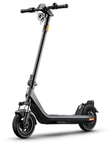 Niu KQi 200F E-Scooter mit Straßenzulassung, Federung & Faltbare Lenkergriffe (max 20km/h, bis zu 54km Reichweite & 20% Steigung, 10 Luftreifen, max 120kg Belastung, Display, App, klappbar)