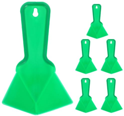 Yardenfun Truelle Angle Plastique 6Pcs pour Cloisons Sèches, Outil à Mastic Léger en PVC, Finition des Coins Intérieurs et Extérieurs pour Murs et Plâtres