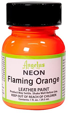 Angelus Leder Farbe 1 Oz Neon Flamme orange