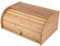 Lawei Brotkasten aus Bambus Brotbehälter mit Rolldeckel Geräumig Brotkorb Brotaufbewahrung Länger Frisch Brotdose für Küche Lebensmittel - 40 x 27 x 17.3 cm