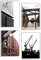 Hamburg Bilder - Poster Set für dein Wohnzimmer - Hamburg Elbphilharmonie Schwarz Weiß - Speicherstadt Bilder - Kräne - ohne Bilderrahmen