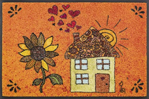 wash+dry Fußmatte, Sonnenhaus 40x60cm, innen und außen, waschbar