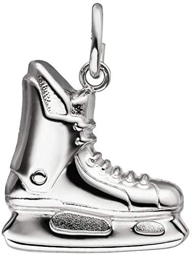 Anhänger Schlittschuh Hockeyschuh aus 925 Silber Sterlingsilber rhodiniert