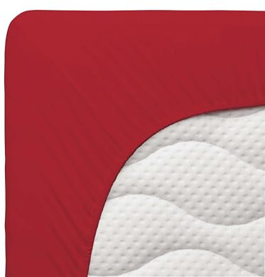 Cotton Castle Spannbettlaken Jersey Spannbetttuch 100% Baumwolle Bettlaken, Größe:90 x 200 cm, Farbe:Dunkelgrün