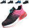 Scarpe Antinfortunistiche Uomo Donna Leggere Traspiranti Scarpe da Lavoro Scarpe Sicurezza Antiscivolo Comode Regolazione Rapida dei Lacci, Rosa, EU 39