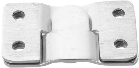 DOITOOL 2pièces Support de Fixation Mural Inox pour Cadre Photo et Miroir Lot de Crochets Suspendus Robustes Clips Accroche Encastrés Polyvalents pour Meubles et Tableaux