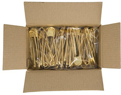 Dritz Bulk Pack Craft & Laundry Pin, 100-pack, Brass