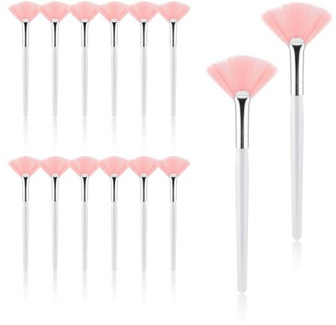 14 Stück Maskenpinsel Fächerpinsel Kosmetik Gesichtspinsel Mit Kosmetikerin Bürsten Säure Applikator Für Schlamm-Gesichtscreme Masken Essence