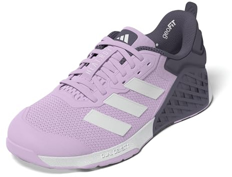 Adidas Women's Dropset 3 Training Sneaker, Powder Plum/White/Preloved Violet, 3 UK