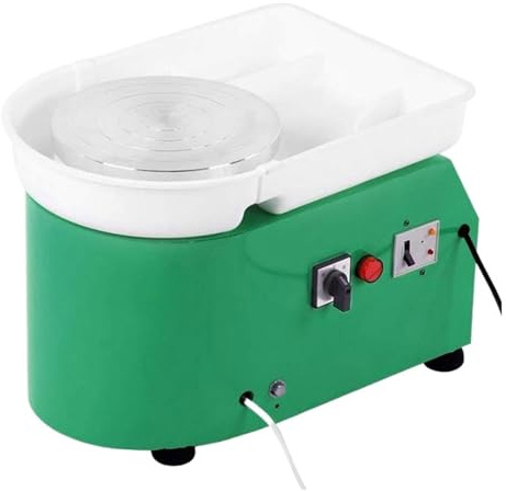 Elektrisk Keramikhjulsmaskin For Studenter Och Amatörer, Keramikhjul, Keramiskt Formverktyg Precis Kontroll(Green,250W)