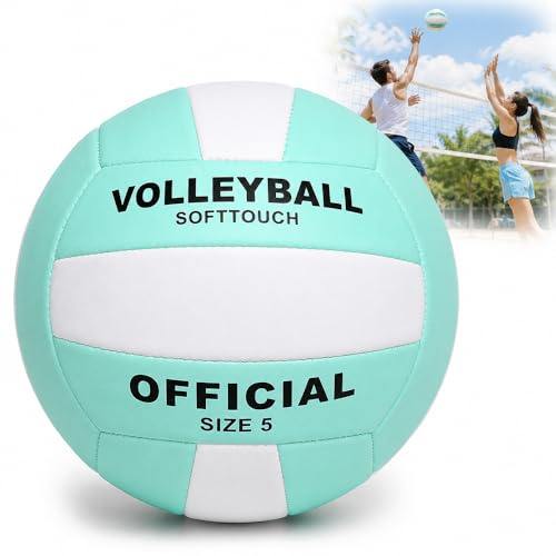 WDKXCN Balon Voley Playa, Impermeable Pelota De Voleibol, Tacto Suave Voleibol De Playa con Bomba, Soft Touch Beachvoleibol para Juegos Interior Al Aire Libre del Partido