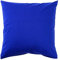 Hans-Textil-Shop Kissenbezug 50x50 cm Uni Kobalt Blau Baumwolle Dekokissen Kissenhülle Couchkissen Sofakissen Deko Reißverschluss