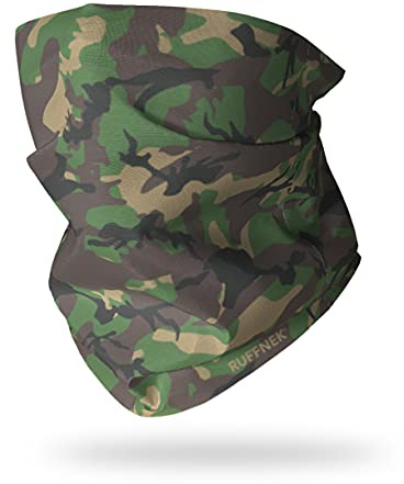 Ruffnek WOODLAND ARMY CAMO/CAMOUFLAGE Multifunctional Headwear Neck warmer Snood tube - One Size - Men, Women