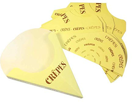 50 X Astuccio Contenitore Porta Crepes in Cartone