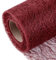 Schnoschi Dekostoff Bordeaux, Rolle 9 m x 30 cm, Tischläufer, Dekonetz, Tischband, Netzstoff, Textil-Netzgewebe