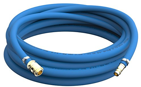 12,5 m lackeringsslang Ø 10 mm tryckluftsslang antistatisk uppsättning med snabbkoppling och slangmunstycke av mässing upp till 50 m i ett stycke: 12,5 m