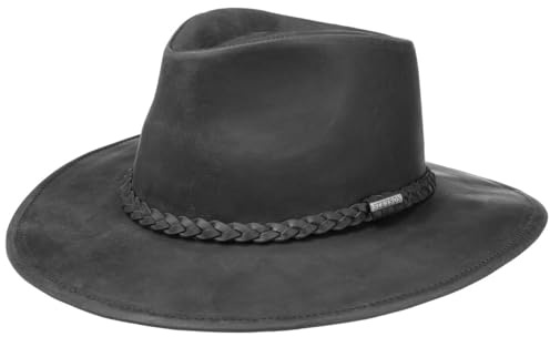 Stetson Western Buffalo Leather Cappello Western Pelle Bufalo Unisex Tutto l Anno