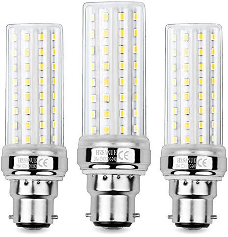 HZSANUE Lampadine LED 20W, 150W Lampadine a Incandescenza Equivalenti, 2300Lm, 3000K Luce Bianca Calda, B22 Cappellino Baionetta, Confezione da 3