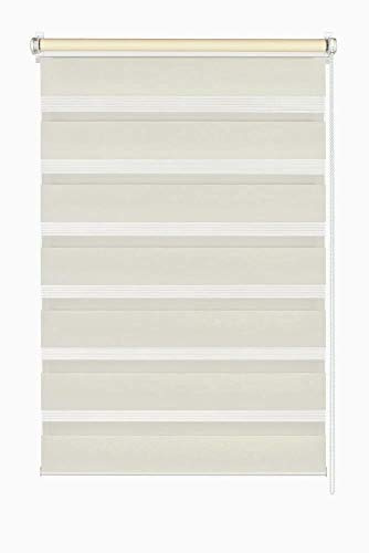 YOURSOL Doppelrollo EasyFix, Rollos ohne Bohren, Verdunklungsrollo, Beige, 70 x 150 cm