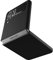 Cresee Hülle für Samsung Galaxy Z Flip 3 5G, Dünne Matte PC Case Handyhülle Schutzhülle Cover für Galaxy Z Flip3 2021, Schwarz