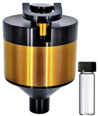 Coarse to Fine Spice Mill, Black and Gold Color