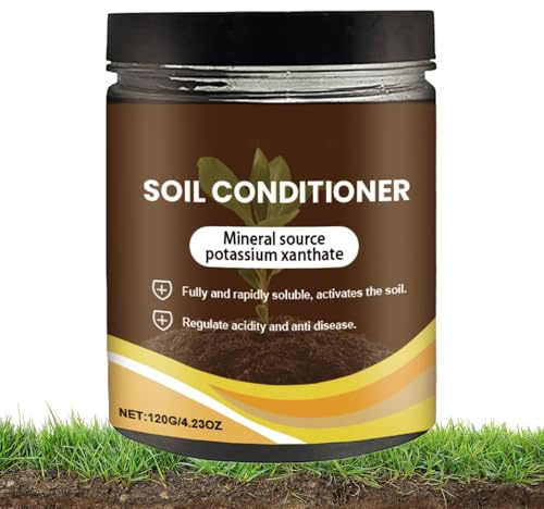 Teksome Activador de Suelo para Plantas | Potenciador de Raíces para las Hortalizas - Mejorador de Tierra para Jardín, Fertilizante Natural Vegetal para Flores, Césped