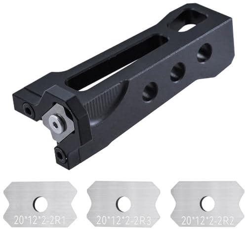 NAMOARLY Set 4 Pezzi Mini Pialle Manuali per Legno, Pialle a Blocco per Smussatura Bordi Lame Intercambiabili, Utensili per Lavorazione Legno Fai-da-te, Ergonomiche e Pratiche