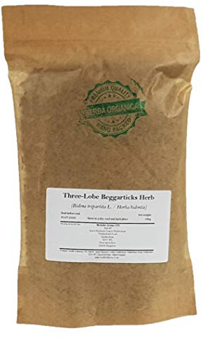 Herba Organica Three-Lobe Beggarticks Herb - Bidens Tripartita L - Herbal Tea (100g)