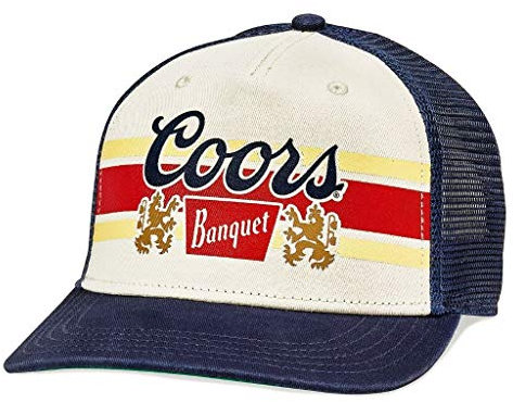 AMERICAN NEEDLE Sinclair Coors Beer Baseball Hat Adjustable Snapback Dad Hat (21001A-COORS-NAIV)