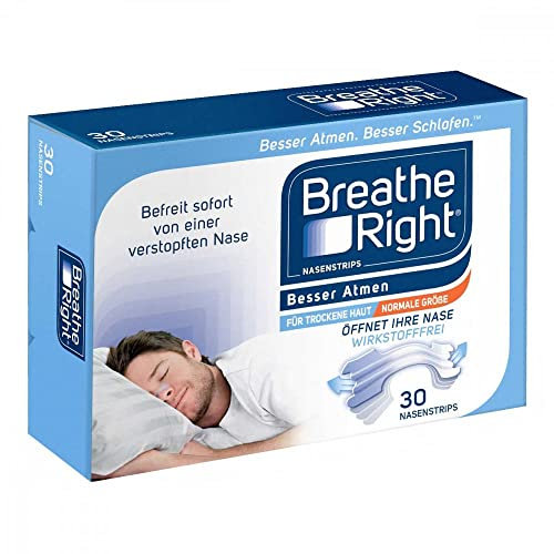 BESSER Atmen Breathe Right Nasenpfl.normal transp. 30 St