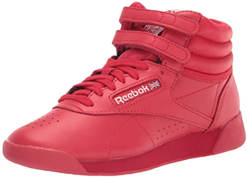 Reebok Freestyle Hi High Top - Zapatillas altas para mujer, Vector Red/White, 40 EU