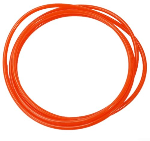 Cinghia di trasmissione a rullo, per bici da bicicletta, con perimetro di 5 mm, 185 cm, colore rosso, confezione da 1