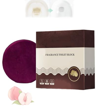 Pastiglie per la pulizia del WC con profumo fresco ed effetto deodorante, Pastiglie deodoranti automatiche per il WC con aroma fresco (1PCS,Peach)