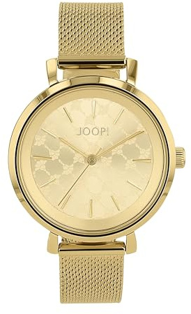 JOOP! Damen Analog Citizen Miyota Uhr mit Edelstahl Armband 2040158