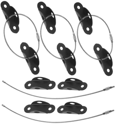 minkissy 5sets Furniture Anchors Kit Proofing Kit for Bookcase Cabinet Dresser Wall Safety Anchor Furniture Secure to Wall