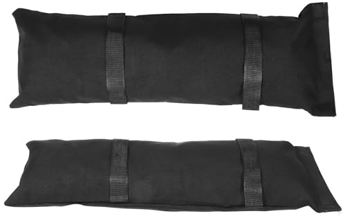 TOYANDONA 2 Pezzi Sacchi di Sabbia per Tende da Esterno in Tela Resistente con Cuciture Rinforzate Zavorre per Gazebo Ombrelloni e Pergole Borse per Pesi Multifunzionali con Fissaggi Rapidi