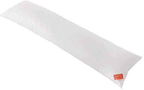 Hefel Seitenschläferkissenbezug- Baumwolle, 35x160 cm weiss