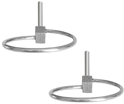 MagiDeal 4mm Für Kajakwagen Kanuwagen Bootswagen Achsnagel, 2 Stücke