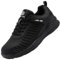 LARNMERN Chaussures de Sécurité Hommes Femme Imperméables Baskets de Sécurité Embout en Acier Réfléchissant Chaussure de Travail Légere Respirant(Noir B,41.5EU)