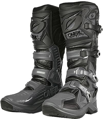 O'NEAL Unisex Motocross Stiefel RMX Pro Boot, Schwarz Grau, 43, 0337