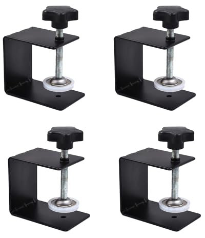 Zhupoub (4 pack) Drawer Fixing Clip Drawer Front Installation Clamps for Accurate and Fast Installation of Door Front Knobs Pulls Handles Flexible Drill Hole Guide Position Tools