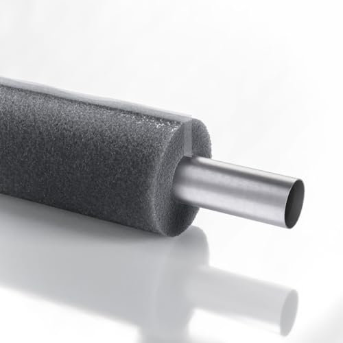 Bauhandel24-2 x 1m Rohrisolierung selbstklebend Schaumstoff Rohr Isolierung Heizungsrohre 13 mm Isolierstärke | Ø 28 mm Rohrdurchmesser