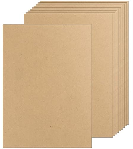 Acidea MDF Wood Board for Crafts, A3-2mm Thick MDF Sheets, 42 x 30cm Medium Density Fiberboard Unfinished Wood Masonite Board, Blank Hardboard Sheets Chipboard Panels for DIY, Painting, Engraving